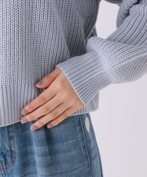 repipi armario(レピピ アルマリオ)の「アゼアミプチハイニット(ニット/セーター・キッズ・ブルー系その他/ブラウン/ホワイト系その他・LARGE/MEDIUM/SMALL)」の4枚目の写真