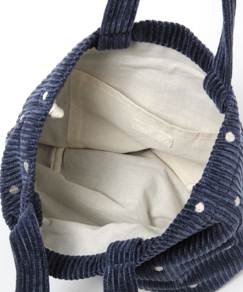 studio CLIP（スタディオクリップ）の「コーデュロイロゴトートバッグM（トートバッグ・レディース・アイボリー/グレー/ネイビー・FREE）」の15枚目の写真