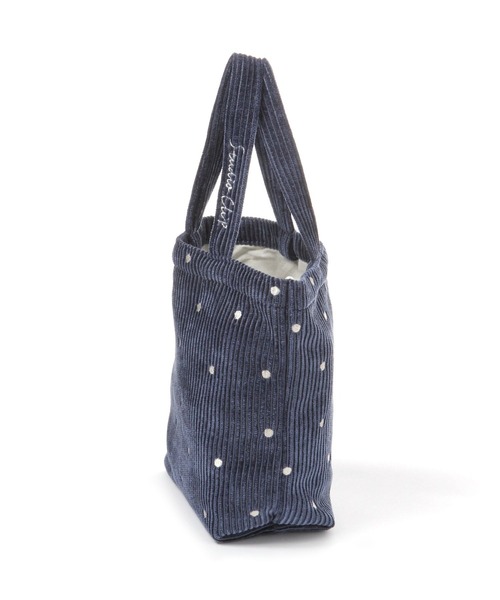 studio CLIP（スタディオクリップ）の「コーデュロイロゴトートバッグM（トートバッグ・レディース・アイボリー/グレー/ネイビー・FREE）」の8枚目の写真