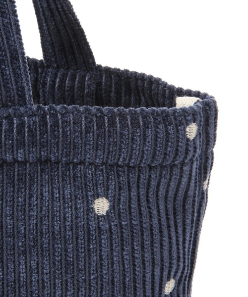 studio CLIP（スタディオクリップ）の「コーデュロイロゴトートバッグM（トートバッグ・レディース・アイボリー/グレー/ネイビー・FREE）」の12枚目の写真