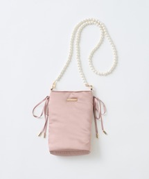 one after another NICE CLAUP | 【スタッフ考案企画】パールストラップサテンポシェット(ショルダーバッグ)