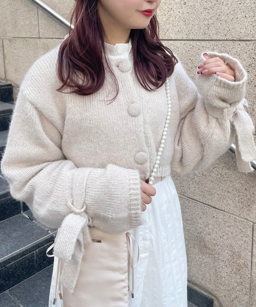 one after another NICE CLAUP(ワンアフターアナザーナイスクラップ)の「【スタッフ考案企画】パールストラップサテンポシェット(ショルダーバッグ・レディース・ピンク/アイボリー/ワインレッド/モカ・FREE)」の15枚目の写真