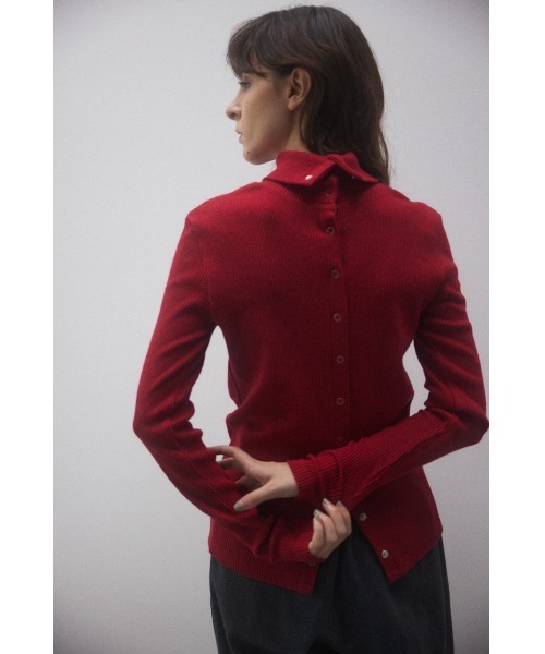 BLACK BY MOUSSY(ブラックバイマウジー)の「manyway turtle neck tops(メニーウェイタートルネックトップス)(ニット/セーター・レディース・レッド/ブラック/ベージュ・FREE)」の14枚目の写真