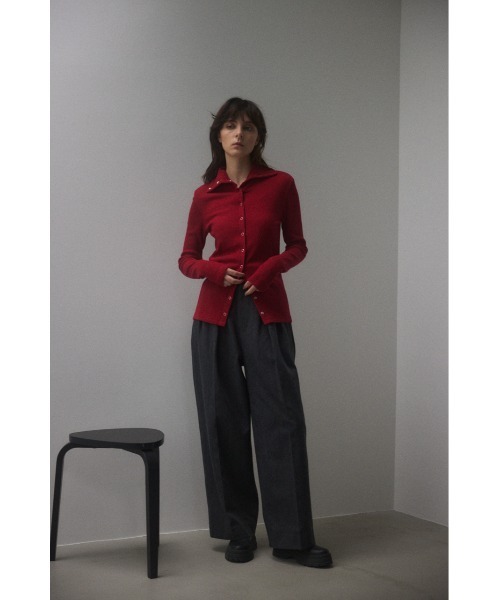 BLACK BY MOUSSY(ブラックバイマウジー)の「manyway turtle neck tops(メニーウェイタートルネックトップス)(ニット/セーター・レディース・レッド/ブラック/ベージュ・FREE)」の7枚目の写真