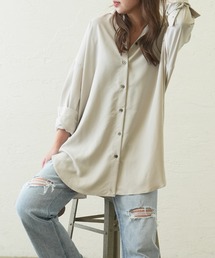 OUVRAGE CLASSE | ポプリン2WAYビッグシャツ(シャツ/ブラウス)