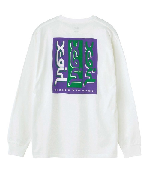 X-girl（エックスガール）の「TRIPLE MILLS LOGO L/S TEE（T