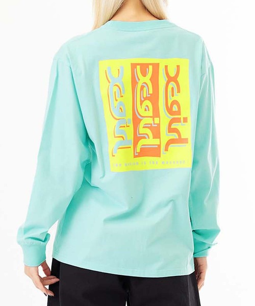 X-girl（エックスガール）の「TRIPLE MILLS LOGO L/S TEE（T