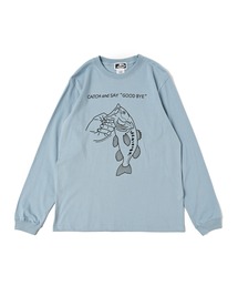 NOTHINKER（ノーシンカー）の「SAY GOOD BYE long T-shirt（Tシャツ/カットソー）」