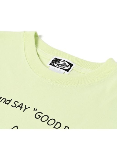 SAY GOOD BYE long T-shirt（Tシャツ/カットソー）｜NOTHINKER（ノーシンカー）