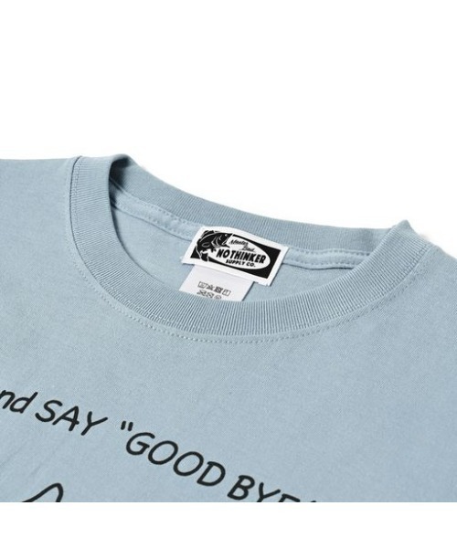 SAY GOOD BYE long T-shirt（Tシャツ/カットソー）｜NOTHINKER（ノーシンカー）