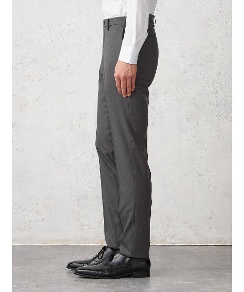 Perfect Suit FActory（パーフェクトスーツファクトリー）の「リントラ加工スラックス　ヘリンボン　グレー（スラックス・メンズ・グレー・76/85/88/79/82/91/94/73）」の4枚目の写真