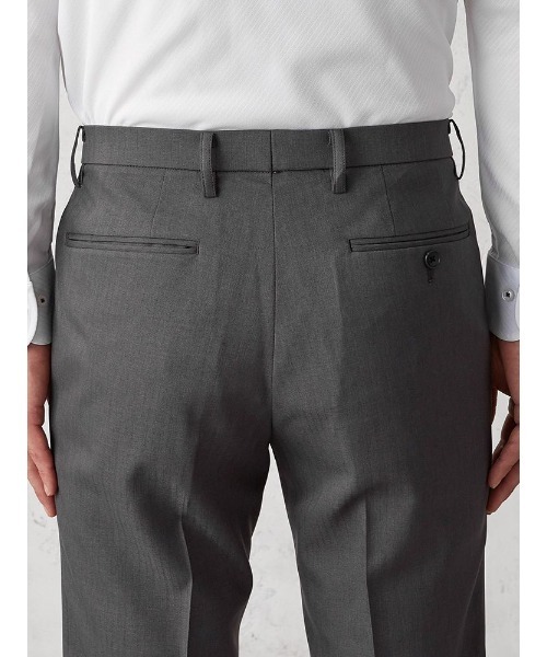 Perfect Suit FActory（パーフェクトスーツファクトリー）の「リントラ加工スラックス　ヘリンボン　グレー（スラックス・メンズ・グレー・76/85/88/79/82/91/94/73）」の7枚目の写真
