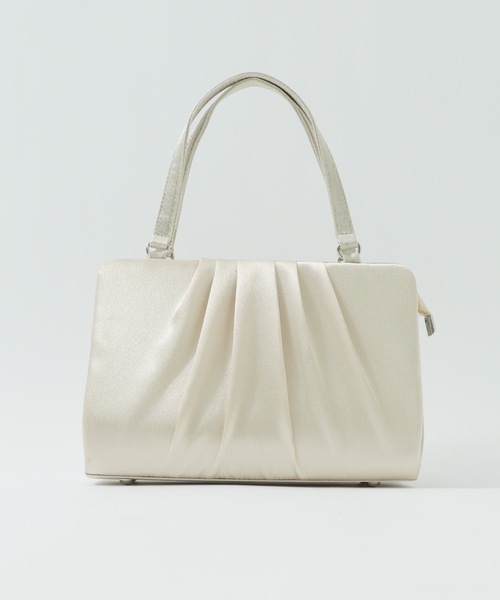 niana（ニアナ）の「サテンプリーツパーティーハンドバッグ（ハンドバッグ・レディース・シャンパン/シルバー/ブラック・FREE）」の10枚目の写真