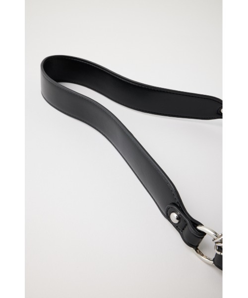 MOUSSY（マウジー）の「TWIN CHAIN F/LEATHER バッグ（ショルダーバッグ・レディース・ブラック/オフホワイト・FREE）」の20枚目の写真