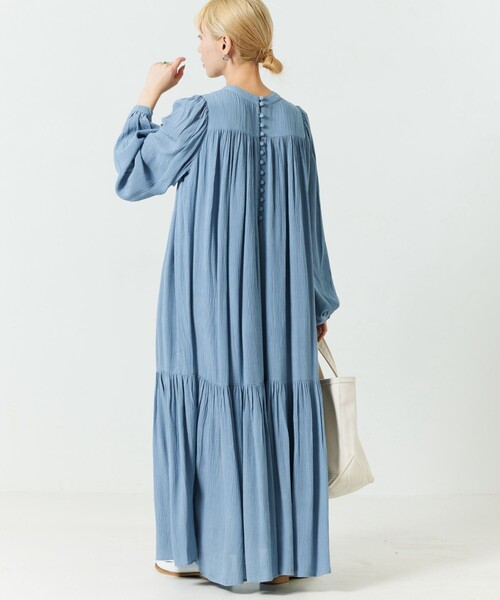 FREAK'S STORE（フリークスストア）の「【限定展開】インド 楊柳 2way ワンピース（前後2WAY）（ワンピース・レディース・ナチュラル/ブルー/ベージュ/パープル/ネイビー・SMALL/MEDIUM）」の19枚目の写真