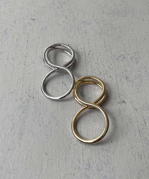 cheriella(シェリエラ)の「【cheriella】WEB限定ダブルフィンガーリング(リング・レディース・シルバー/ゴールド・FREE)」の11枚目の写真
