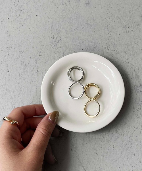 cheriella(シェリエラ)の「【cheriella】WEB限定ダブルフィンガーリング(リング・レディース・シルバー/ゴールド・FREE)」の12枚目の写真