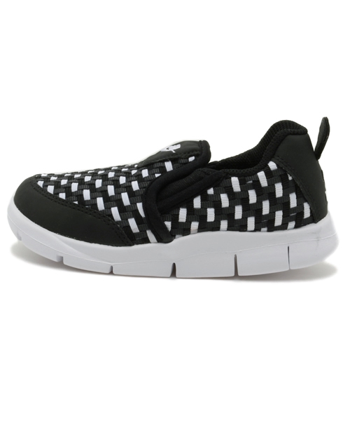 NIKE SPORTSWEAR(ナイキスポーツウェアー)の「ベビー キッズ ナイキ フリー ウーブン トドラー NIKE FREE WOVEN TD 629959(スニーカー・キッズ・ブラック/ピンク・14cm/13cm/16cm/15cm)」の6枚目の写真