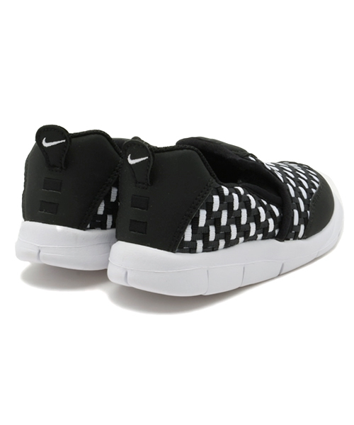 NIKE SPORTSWEAR(ナイキスポーツウェアー)の「ベビー キッズ ナイキ フリー ウーブン トドラー NIKE FREE WOVEN TD 629959(スニーカー・キッズ・ブラック/ピンク・14cm/13cm/16cm/15cm)」の8枚目の写真