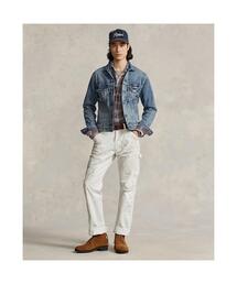 綿麻【RRL Ralph Lauren】ペイントスプラッター 薄手 ジャケット org.jpg