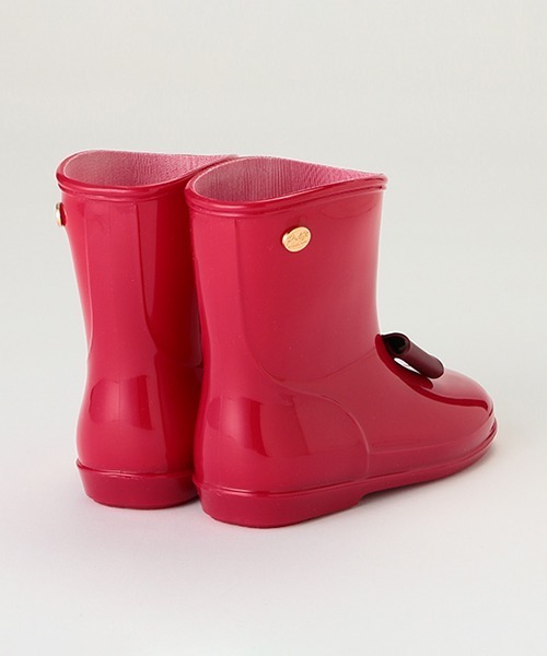 petit main（プティマイン）の「リボンレインブーツ（その他シューズ・キッズ・ラベンダー/チェリーピンク/ネイビー・17cm/15cm/16cm）」の6枚目の写真