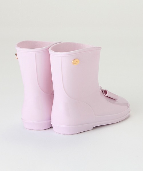 petit main（プティマイン）の「リボンレインブーツ（その他シューズ・キッズ・ラベンダー/チェリーピンク/ネイビー・17cm/15cm/16cm）」の7枚目の写真