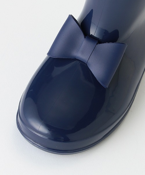 petit main（プティマイン）の「リボンレインブーツ（その他シューズ・キッズ・ラベンダー/チェリーピンク/ネイビー・17cm/15cm/16cm）」の10枚目の写真