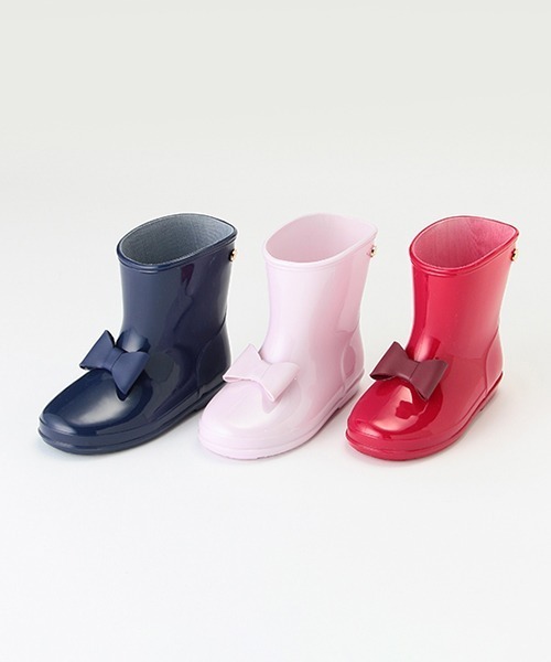 petit main（プティマイン）の「リボンレインブーツ（その他シューズ・キッズ・ラベンダー/チェリーピンク/ネイビー・17cm/15cm/16cm）」の15枚目の写真