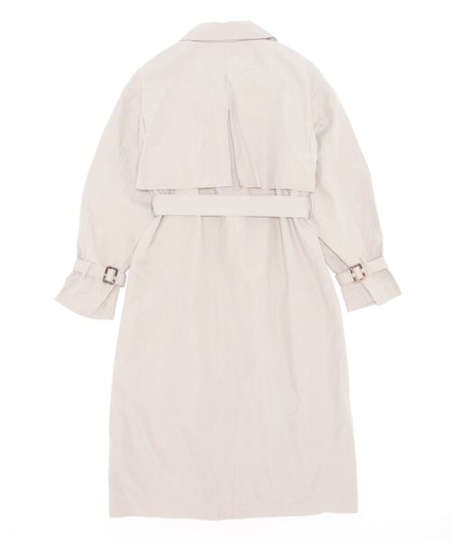 natural couture(ナチュラルクチュール)の「キャンディースリーブトレンチコート(トレンチコート・レディース・グレイッシュベージュ/ベージュ/アイボリー/カーキ・FREE)」の11枚目の写真