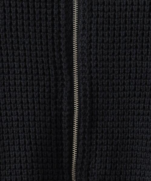 BEAUTY&YOUTH UNITED ARROWS（ビューティーアンドユースユナイテッドアローズ）の「コットンアクリル タックワッフル ジップアップ カーディガン（カーディガン/ボレロ・レディース・ホワイト/ライム/ネイビー・FREE）」の22枚目の写真