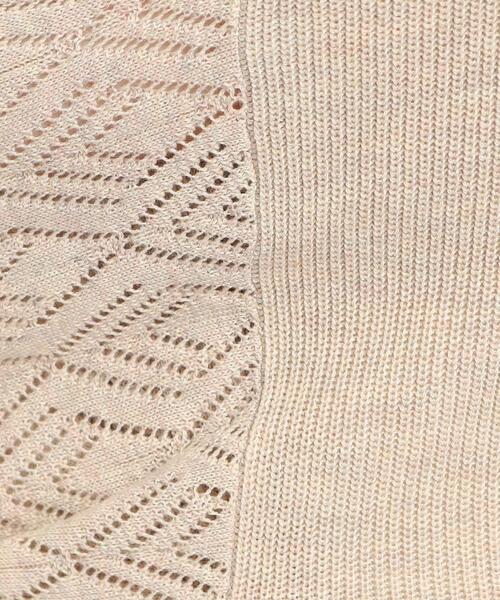 Cutie Blonde（キューティーブロンド）の「◆【体型カバーもできる】透かし編みスリーブ Vネックカーディガン（カーディガン/ボレロ・レディース・ライトベージュ/ライトグレー/ライトブルー・00）」の16枚目の写真