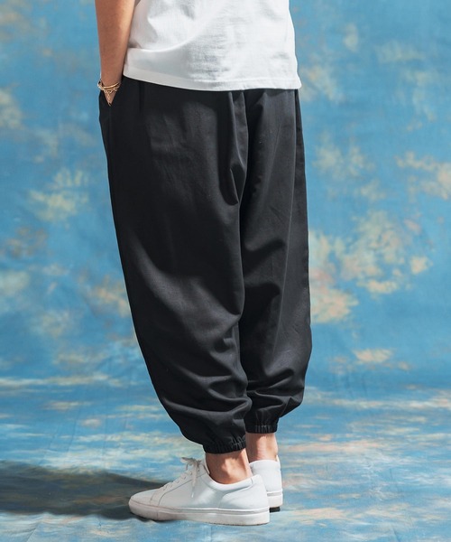 Jih Nunc（ジーヌンク）の「mp10929-コットンリネンバルーンパンツ（その他パンツ・メンズ・カーキ/ライトベージュ/ブラック・L/M/S）」の6枚目の写真