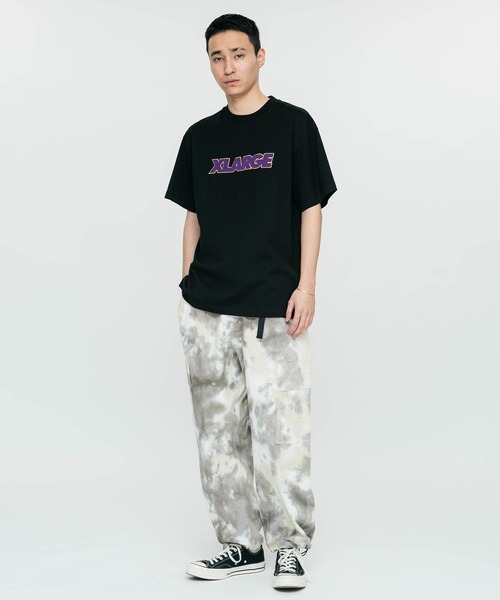XLARGE（エクストララージ）の「CHENILLE STANDARD LOGO S/S TEE（Tシャツ/カットソー・メンズ・ホワイト/バーガンディー/グリーン/ネイビー/ブラック・M/XL/L/S）」の16枚目の写真