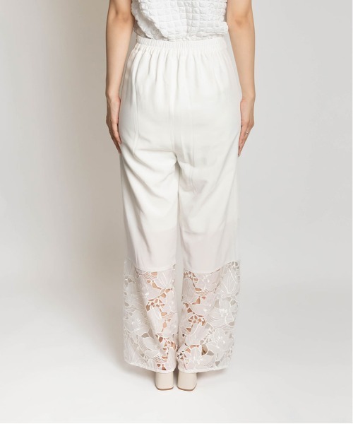 RANDA（ランダ）の「裾レースシアーパンツ（その他パンツ・レディース・ブラック/ブルー/ホワイト・0/1）」の16枚目の写真