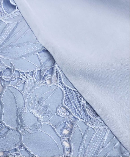 RANDA（ランダ）の「裾レースシアーパンツ（その他パンツ・レディース・ブラック/ブルー/ホワイト・0/1）」の21枚目の写真