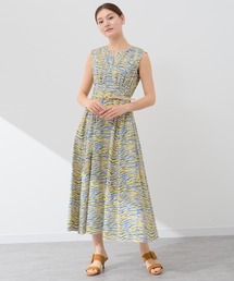 ANAYI | ウェーブプリントタック ワンピース(ワンピース)