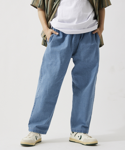 JOURNAL STANDARD relume(ジャーナルスタンダード レリューム)の「CALIFORNIAシェフ デニム(デニムパンツ・メンズ・コバルトブルー/ブラック/ホワイト/アイボリー/ダークブルー・SMALL/MEDIUM/LARGE)」の5枚目の写真