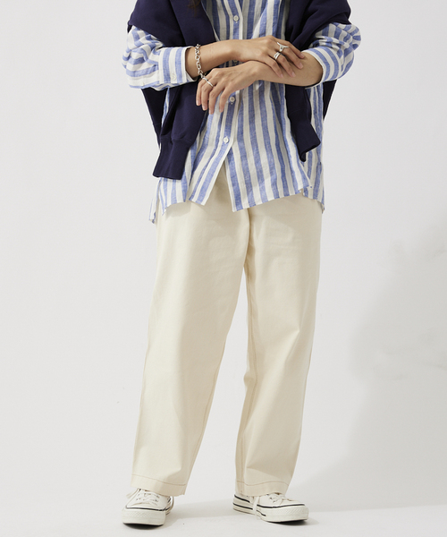 JOURNAL STANDARD relume(ジャーナルスタンダード レリューム)の「CALIFORNIAシェフ デニム(デニムパンツ・メンズ・コバルトブルー/ブラック/ホワイト/アイボリー/ダークブルー・SMALL/MEDIUM/LARGE)」の2枚目の写真