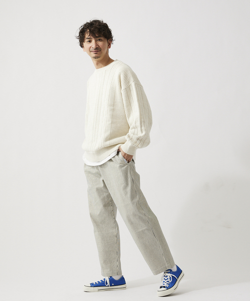 JOURNAL STANDARD relume(ジャーナルスタンダード レリューム)の「CALIFORNIAシェフ デニム(デニムパンツ・メンズ・コバルトブルー/ブラック/ホワイト/アイボリー/ダークブルー・SMALL/MEDIUM/LARGE)」の21枚目の写真