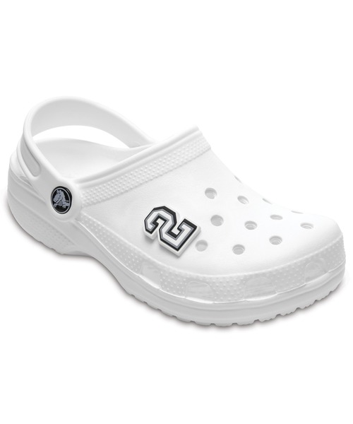 crocs(クロックス)の「クロックス ナンバー 2 シューズアクセサリー / crocs Jibbitz B&W Number 2(シューズアクセサリー・レディース・その他・ONE SIZE)」の3枚目の写真
