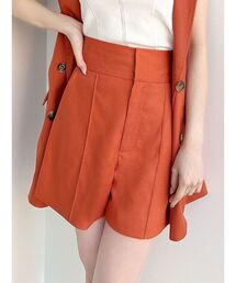 ハイウエストショートパンツ【セットアップ着用可能】