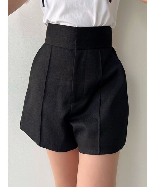 RESEXXY(リゼクシー)の「ハイウエストショートパンツ【セットアップ着用可能】(その他パンツ・レディース・ホワイト/ブラック/オレンジ・FREE)」の3枚目の写真