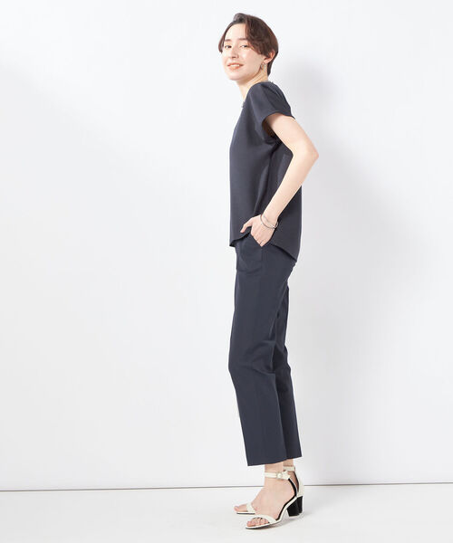 NOLLEY’S（ノーリーズ）の「◇【WEB限定】リネンライクバックタックフレンチブラウス（シャツ/ブラウス・レディース・ロイヤルブルー/ネイビー/ライトグレー/オフホワイト・FREE）」の17枚目の写真