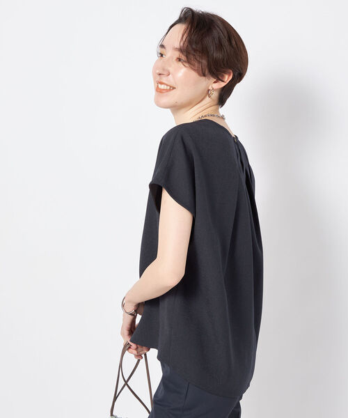 NOLLEY’S（ノーリーズ）の「◇【WEB限定】リネンライクバックタックフレンチブラウス（シャツ/ブラウス・レディース・ロイヤルブルー/ネイビー/ライトグレー/オフホワイト・FREE）」の21枚目の写真