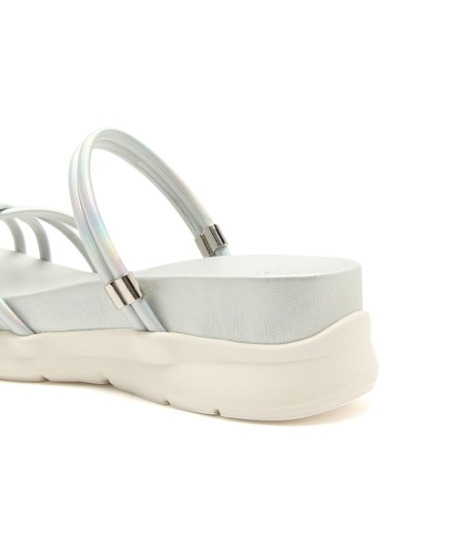 クロスストリングスライド＆バックスリングサンダル