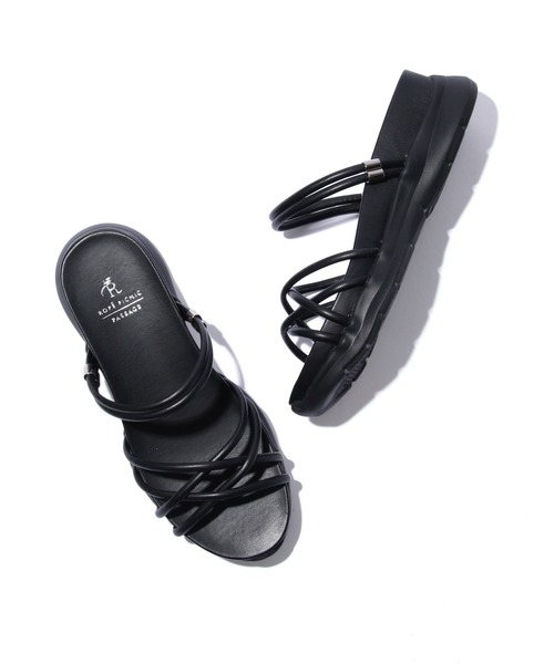 クロスストリングスライド＆バックスリングサンダル