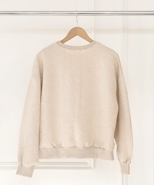 flower（フラワー）の「デイリーロゴスウェット（スウェット・レディース・ベージュ/グレー・FREE）」の14枚目の写真
