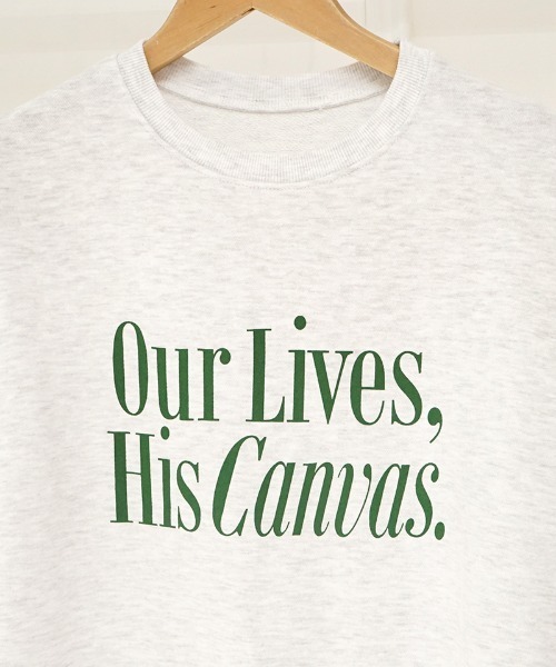 flower（フラワー）の「デイリーロゴスウェット（スウェット・レディース・ベージュ/グレー・FREE）」の6枚目の写真