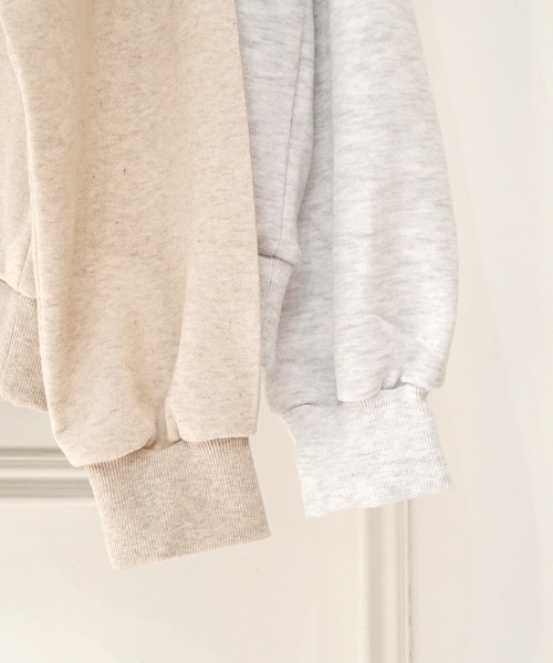 flower（フラワー）の「デイリーロゴスウェット（スウェット・レディース・ベージュ/グレー・FREE）」の10枚目の写真