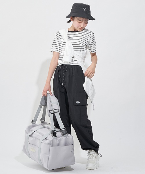 LOVETOXIC（ラブトキシック）の「ドローコードカーゴパンツ（その他パンツ・キッズ・ブラック/オフホワイト/ピンク/カーキ・S/L/M）」の10枚目の写真